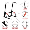 thumbnail image 4 of Sunny Health & Fitness Multifunction Dip Station Strength Bar - SF-XF921050, 4 of 9