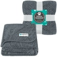 thumbnail image 2 of PetAmi Waterproof Dog Blanket, Leakproof Puppy Blanket for Small Medium Dogs, Furniture Sofa Couch Cover Protector, Fleece Pet Throw for Indoor Cat Kitten, Reversible Washable Soft Plush, 29x40 Gray, 2 of 7