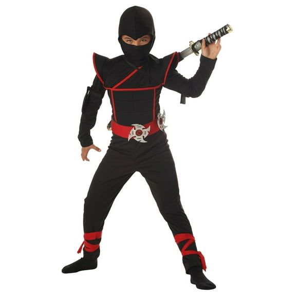 Stealth Ninja Boy's Halloween Fancy-Dress Costume for Child, L (10-12)