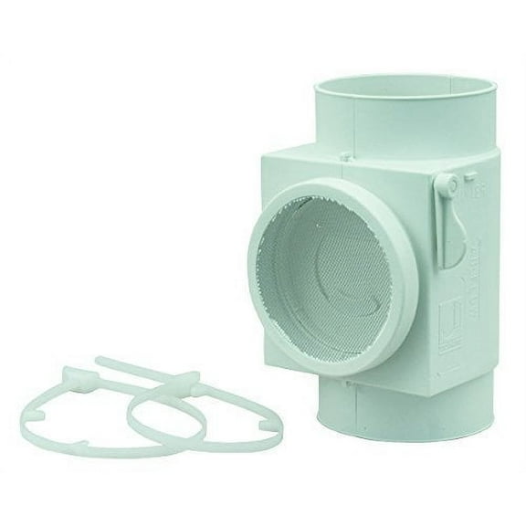 Dundas Jafine ProFlex Vent CHK100ZW6 - 4 Inch, White, Window Dryer Vent 4 Inch