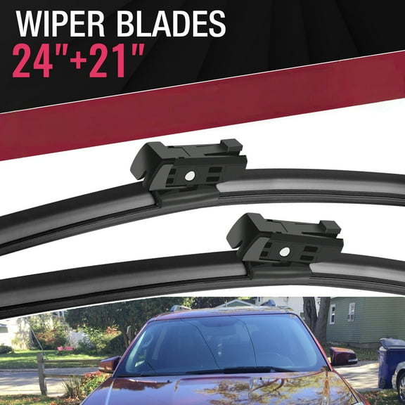 MODIGT Windshield Wiper Blades Top Lock 24" 21" for GMC Acadia 2007-2012, Buick Enclave 2008-2011,