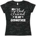 thumbnail image 3 of Inktastic My Best Friend is My Godmother with Hearts Women's T-Shirt, 3 of 5