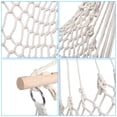 thumbnail image 5 of Hassch Hammock Chair for Indoor & Outdoor, Hanging Rope Swing Chair for Bedroom, Balcony, Garden, Patio, Poolside, Backyard, Beige, 5 of 8