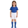 thumbnail image 2 of GiLiling Unisex Kids Soccer Jersey Set Short Sleeve Shirt and Shorts with Socks Soccer Outfit for Boys Girls (Blue, 11-12 Years), 2 of 5