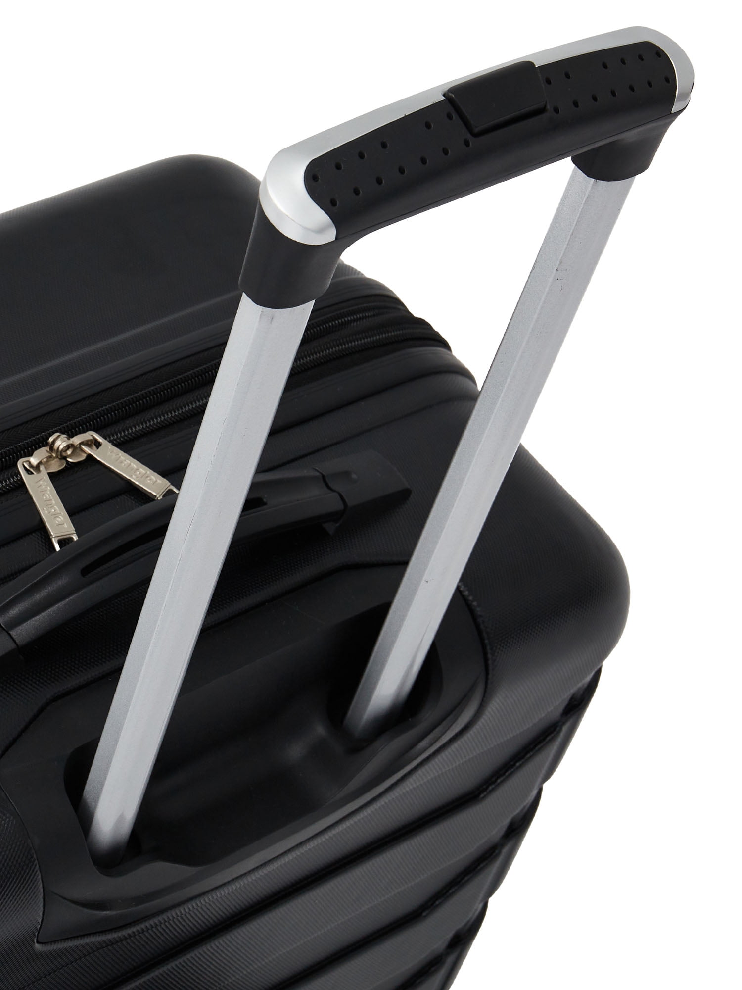 Wrangler 29-inch Large Expandable Rolling Spinner Upright, Black
