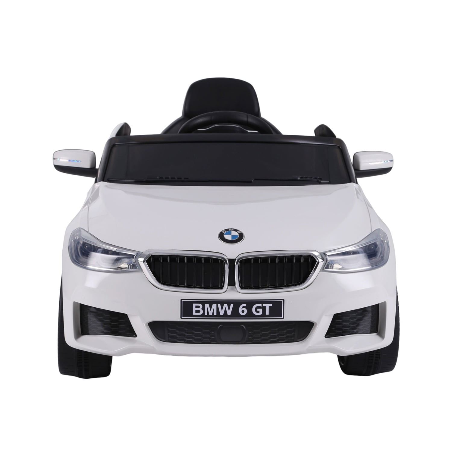 CIPACHO 12V BMW GT Licensed Cars for Kids, Powered 4 Wheels Motorized Vehicles Children Toys, 2 Speeds, White