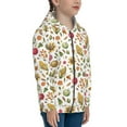 thumbnail image 5 of Naloa Fall Fruits And Vegetables Teenage Zipper Hoodie, Long Sleeve Zip Up Hoodies Casual Jackets Tops for 7-12 Years-Medium, 5 of 6
