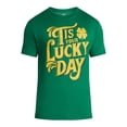 thumbnail image 4 of Saint Patrick's Day Men's Tis Your Lucky Day Graphic Tee by Way to Celebrate, Sizes XS-5XL, 4 of 4