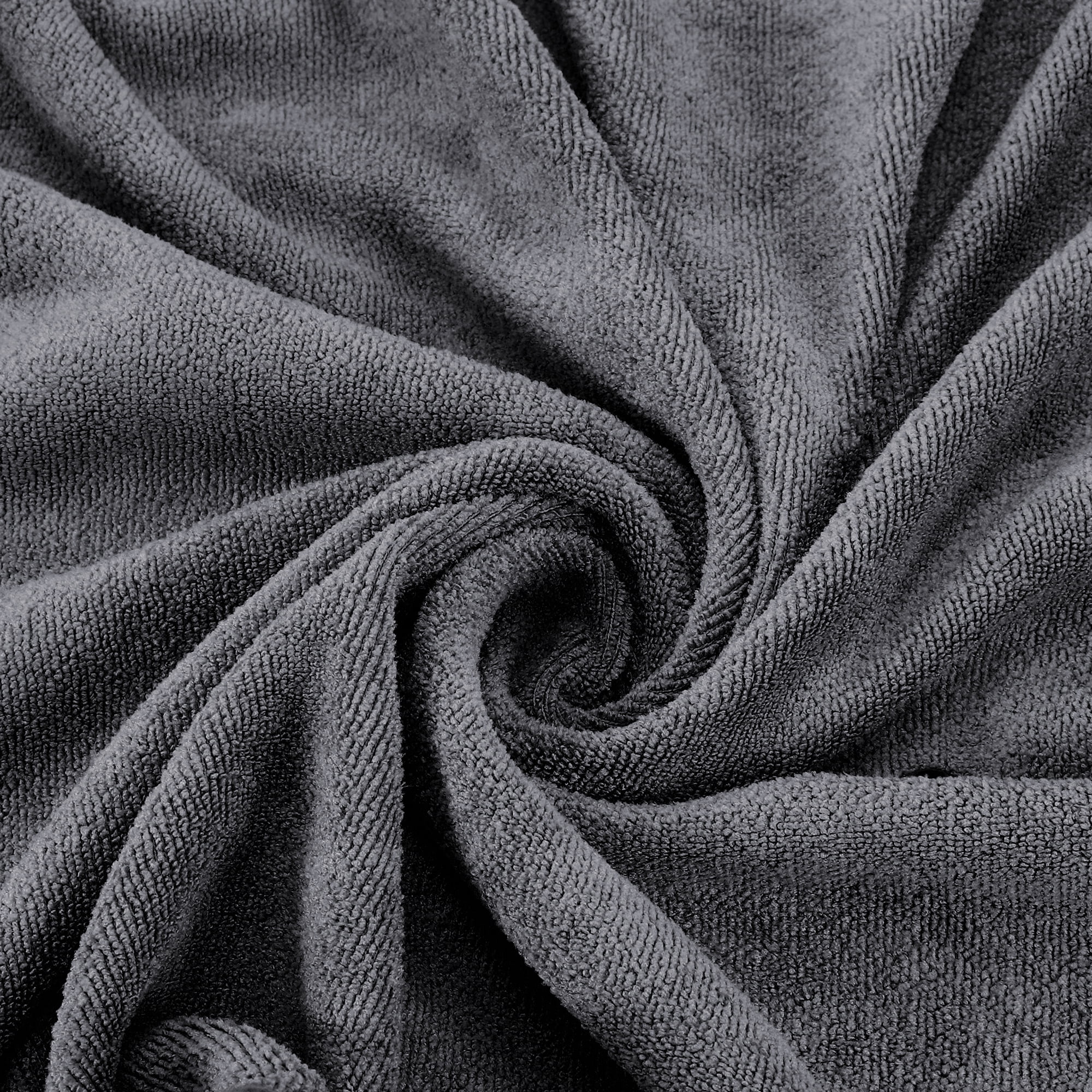 Unique Bargains Dog Bathrobe Soft Pet Towel Absorbent Coat for Cats and Dogs XS Gray