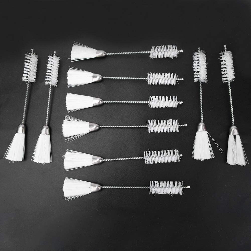 Cleaning Brush, Durable Double End Brush, Nylon Brush, 10 Pcs for Sewing  Machine Easy to Clean 5.71in Home 