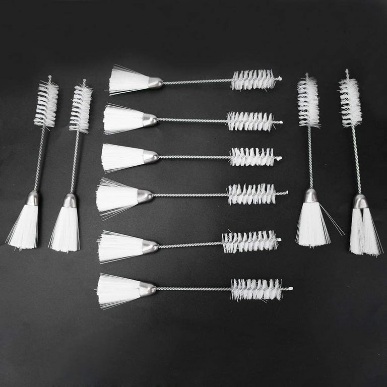 Cleaning Brush, Durable Double End Brush, Nylon Brush, 10 Pcs for Sewing Machine Easy to Clean 5.71in Home, Size: One Size
