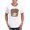 Red/White, variant on - Boo Haw: Spooky Meets Country Vibes Men's Ringer T Shirt - 100% Cotton Ringed T-Shirt