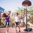 thumbnail image 3 of Costway Panier de Basketball pour Enfants Ajustable avec Filet Robuste, Panneau Arrière et Roue Incassables, 3 of 10