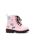 thumbnail image 5 of Wonder Nation Toddler Girls Patent Combat Boot, 5 of 6