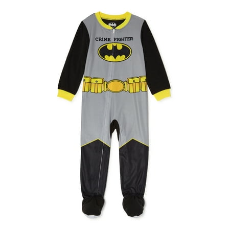 

Batman Toddler Boy Microfleece Blanket Sleeper Pajamas