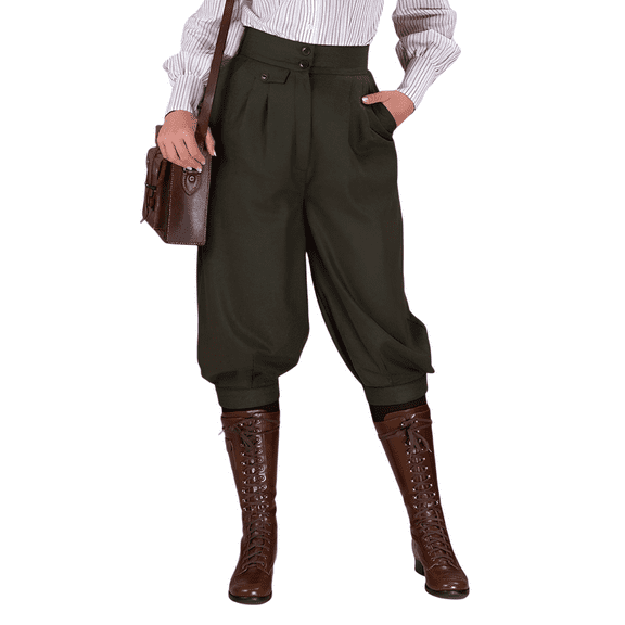 Womens Cropped Jodhpurs – Polo Pants and Horse Riding Breeches Hunting Pants