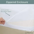 thumbnail image 4 of Microfiber Hypoallergenic Waterproof Mattress Cover Protector Encasement, 16 Inches Deep, Queen, 4 of 6