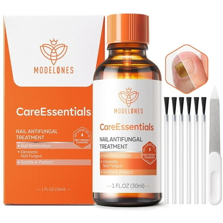 modelones Toenail Fungus Treatment Extra Strength 7days Nail Fungus Treatment for Toenail and Fingernail With Brushes Head Nail Repair for Damaged Nails Antifungal Nail Polish 30ML 1Fl Oz