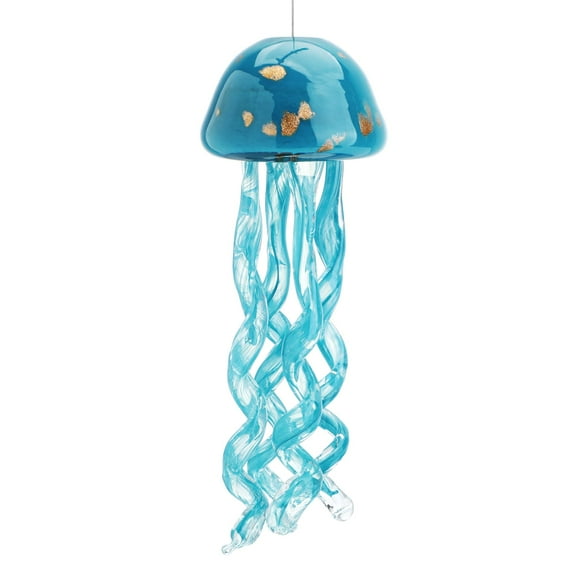 Wind Chime H&D HYALINE & DORA, cristal soplado a mano, medusas