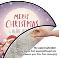 thumbnail image 2 of GZHJMY Christmas Snowman Christmas Tree Mat, Round Christmas Tree Stand Mat Decoration for Holiday Party Home Christmas Day Ornaments Floor Door, 28.3", 2 of 6