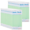 thumbnail image 1 of Cuadernos de cheques para invitados Stock Your Home Green (paquete de 20), 1 of 7