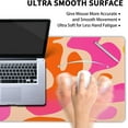 thumbnail image 5 of Large Mouse Pad 31.5x11.8 Inches XL Extended Gaming Mousepad Pink Desk Mat for Desktop, Modern Abstract Long Computer Keyboard Pad Non-Slip Desk Accessories for Women Home Game Office Work, 5 of 6
