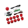 thumbnail image 3 of Seitruly Juego de Control de tablero controlador Joystick DIY Kit Gamepad Stick consola reparación Joysticks accesorio profesional Videojuegos y accesorios Rojo, 3 of 6