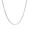 thumbnail image 2 of 10k White Gold Gourmette Chain 1.0mm 18 in, 2 of 4