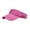 Hot Pink, variant on Only Moment Yellow Adjustable Visor Women's Sun Visor Sun Hat Polyester Wide Brim Uv Protection Sun Hat Summer Beach Packable Visor One Size
