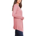 thumbnail image 2 of Women's Lightweight Casual Open Front Long Sleeve Solid Cardigan Office Wear S-3XL, 2 of 4