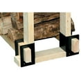 thumbnail image 2 of 4-Pc. Log Rack Brackets, Black, 6-1/2 x 9-1/4 x 4-1/4 In. - 15211, 2 of 5