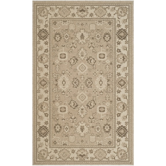 SAFAVIEH Essence Chanelle Floral Area Rug, Taupe/Natural, 3' x 5'
