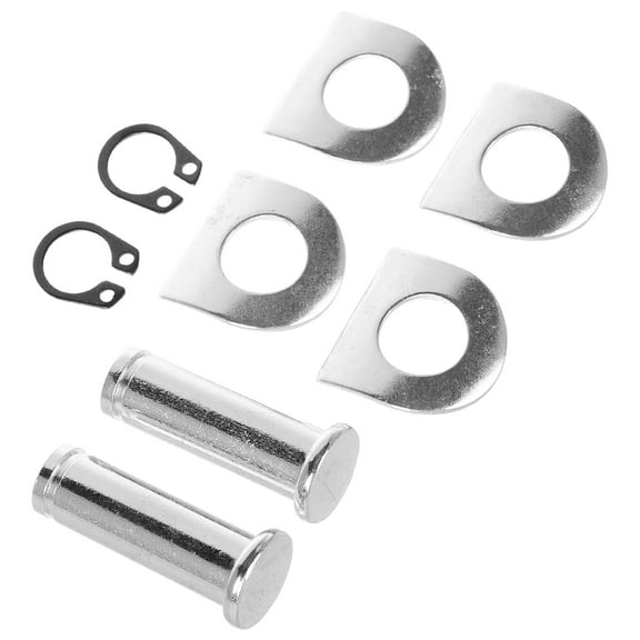 unbranded Foot Peg Mounting Pins Kit Motorcycle Foot Pegs Foot Pegs Mount Bolt Pins Washers Kit Compatible compatible for motorcycle Silver