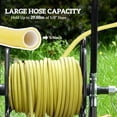 thumbnail image 4 of Outsunny 98 ft of 5/8" Hose Reel Cart (Hose Not Included), Black, 4 of 9
