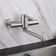 thumbnail image 4 of Kitchen Mixer Tap Kitchen Sink Faucet 360 Swivel Stainless Steel Cold and Hot Wall Mounted Mixer Tap-hhny, 4 of 5