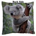 thumbnail image 2 of PKQWTM Curious koala Reversible Mermaid Cushion Cover Home Decor Sequin Pillow Case Size 18x18 inches, 2 of 2