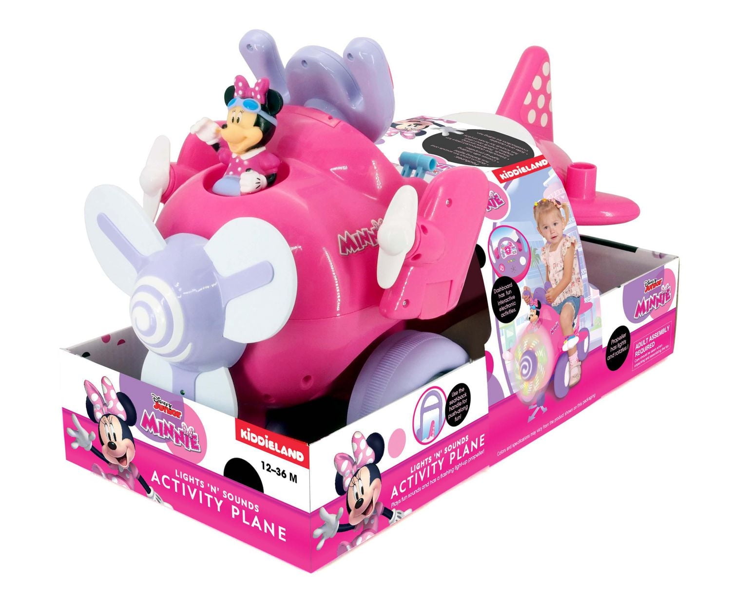 Minnie Airplane ミニエアプレーン Kiddieland Disney Junior Minnie Plane Activity Ride On - Walmart.ca