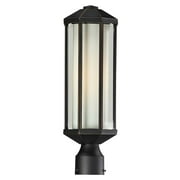 Z-Lite 526PH Cylex 1 Light Outdoor Post Light with Matte Opal Shade