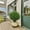 as shown, variant on Apmemiss Clearance 23.6 Inch Artificial Cypress Topiary Tree, Outdoor Indoor Faux Boxwood Bush Plants, Fake Cedar Potted with Ground Spike for Home Front Porch Decor Outside Garden