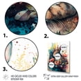 thumbnail image 3 of Designart Cute Rabbit Floral Art I Canvas Wall Art, 3 of 5