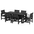 thumbnail image 2 of Better Homes & Gardens Ezra 7-Piece Outdoor HDPE Dining Set, Black, 2 of 10