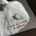 thumbnail image 4 of Hold Your Horses Cowboy Embroidered Crewneck, 4 of 5
