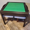 thumbnail image 5 of STAROUS Wooden 2 In 1 Kids Construction Play Table  with Storage Drawers and Built In Broad(Espresso with Grey Drwaer), 5 of 6
