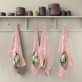 thumbnail image 2 of Basket Easter Eggs Kitchen Tea Towels Set of 6 Absorbent Hand Dish Towels, Pink Dishcloths Lint-Free 18x28 Inch Fast Drying for Cooking Baking Home Clean, 2 of 7