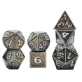 thumbnail image 4 of Juego de dados poliédricos de Metal perfke 7 uds Estilo 2 Para RPG, 4 of 6