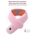 thumbnail image 3 of Toystoory Bufanda eléctrica calentada USB recargable 3 engranajes lavable cubierta de calefacción mujeres hombres calentador de cuello de lana Suministros térmicos Rosa, 3 of 6