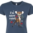 thumbnail image 3 of Disney Bambi - Christmas - I'm Snow Cute - Juniors Fitted Graphic T-Shirt, 3 of 5