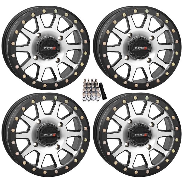 System 3 SB3 Beadlock Machined UTV Wheels 14" Polaris RZR 1000 XP / Ranger XP 900/1000