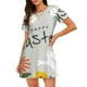 thumbnail image 1 of Disketp Happy Easter para Camisón Corto de Manga Corta para Mujeres, Camisón Cómodo con Escote Redondo, Bonito y Confortable, 1 of 6