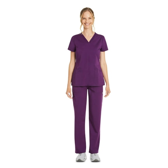 Scrubstar Women's Premium Ultimate Stretch V-Neck Scrub Top, Sizes XS-3XL
